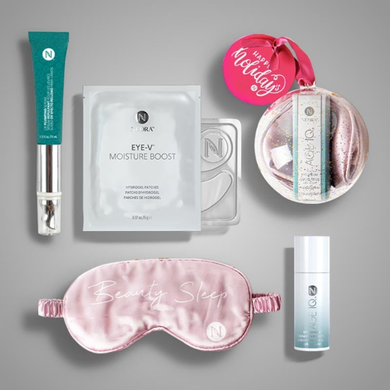 Save 15% on All About Lips & Eyes Holiday Bundle which includes Lip Plumping Serum, Eye Serum, Eye V Moisture Boost Hydrogel Patches